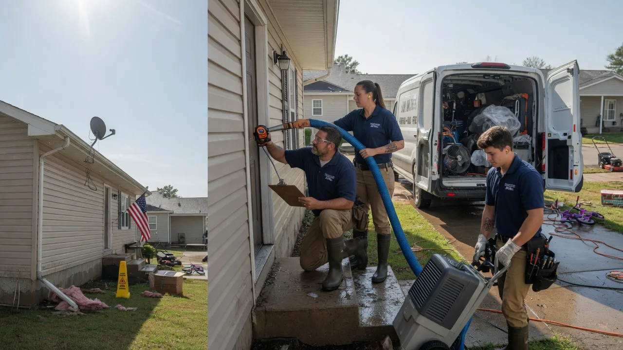Ceiling Water Damage Restoration in Rawlings, VA near me